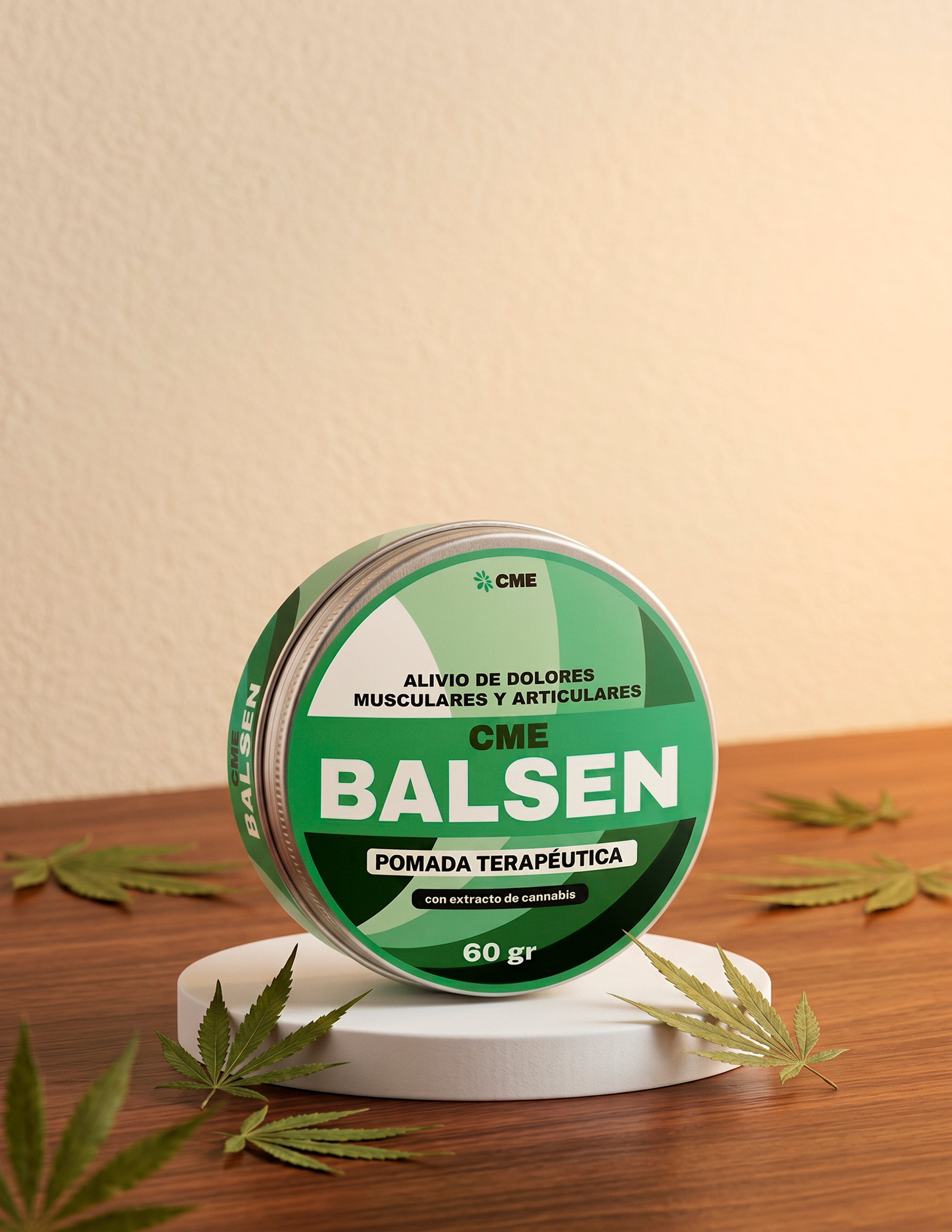 CME Balsen — Pomada herbal con cannabis, árnica y caléndula