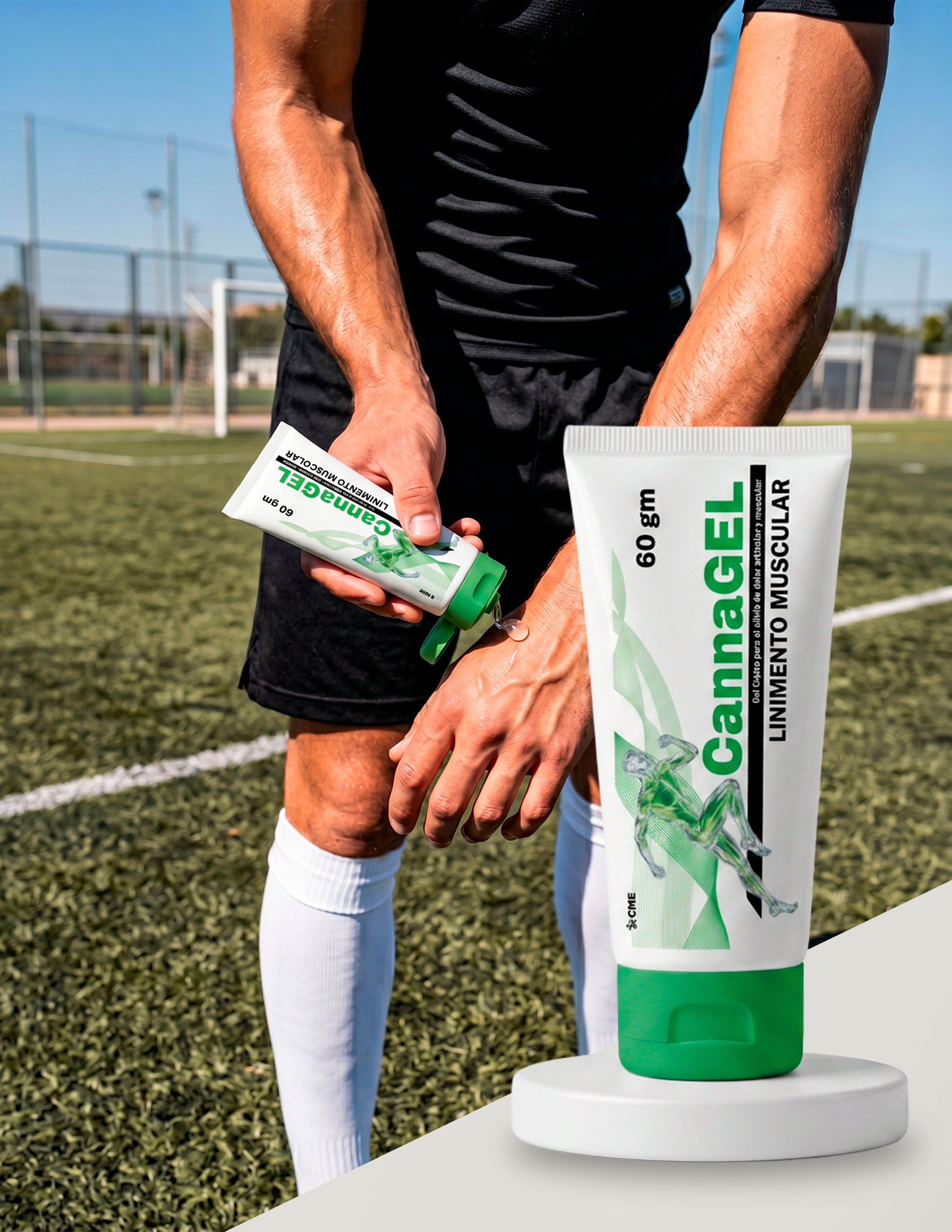 CME CannaGel — Linimento muscular con CBD