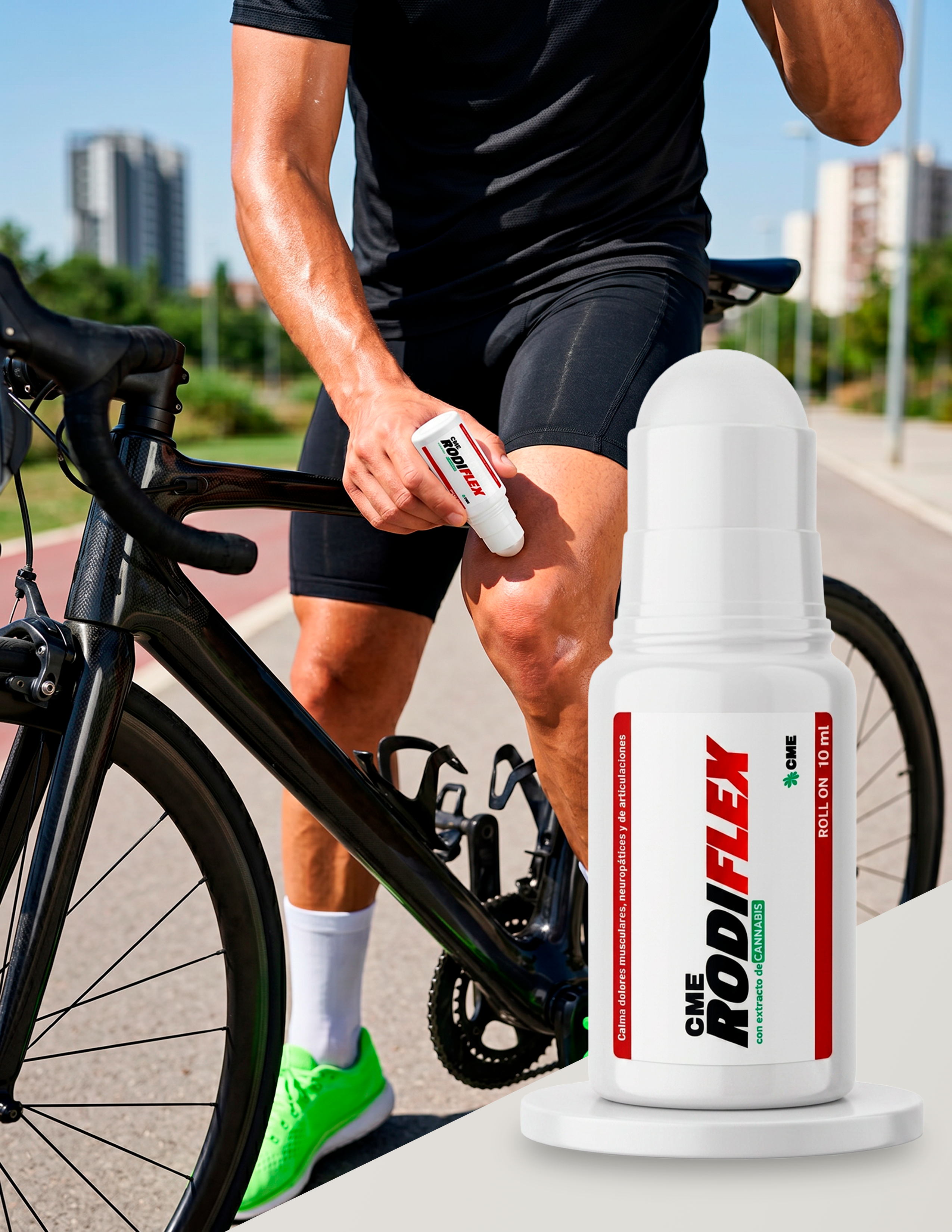 CME Rodiflex — Roll-on mentolado de cannabis 75 ml